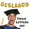 Geslaagd Opblaas Letters - 36 cm - 4mtr