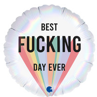 Folieballon Best F*cking Day Ever