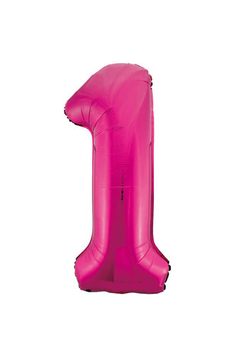 Folieballon 1 Pink 