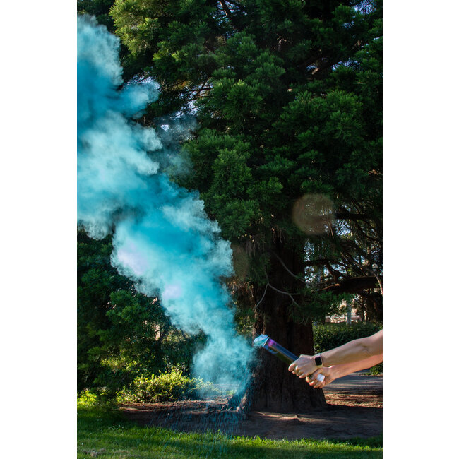 Holi Powder Shooter Gender Reveal - Blauw - 30cm