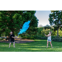 thumb-Holi Powder Shooter Gender Reveal - Blauw - 30cm-3