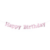 Letterslinger Glossy Pink 'Happy Birthday'