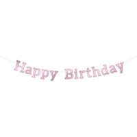 Letterslinger Glossy Pink 'Happy Birthday'