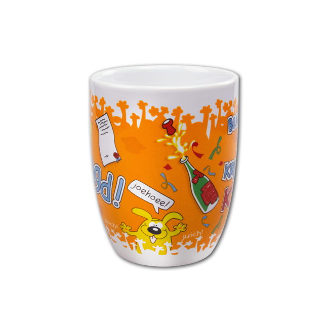 Cartoon mok - Geslaagd Kut