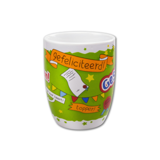 Paperdreams Cartoon mok - Geslaagd Goed Gedaan