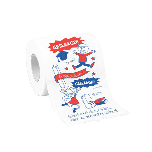 Toiletpapier - Geslaagd school 