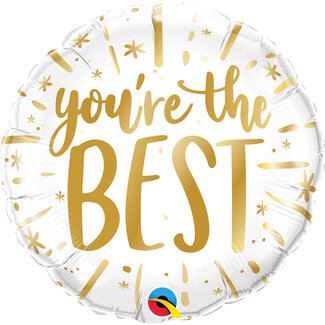 Qualatex Folieballon 'You're the best'