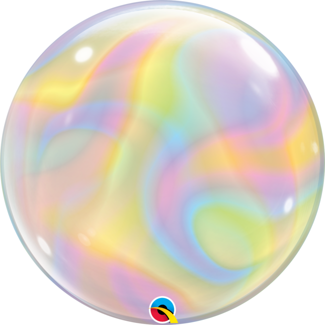 Bubble Iridescent Swirls