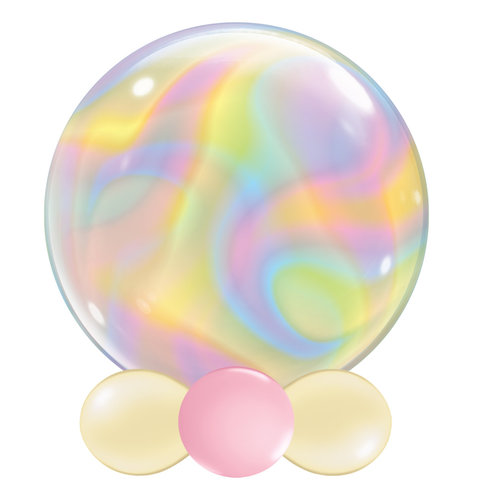 Bubble Iridescent Swirls 