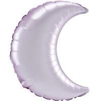 thumb-Folieballon Halve Maan - Pastel roze-2