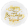 Folieballon Happy Birthday To You