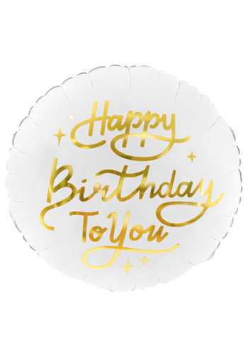 Folieballon Happy Birthday To You 