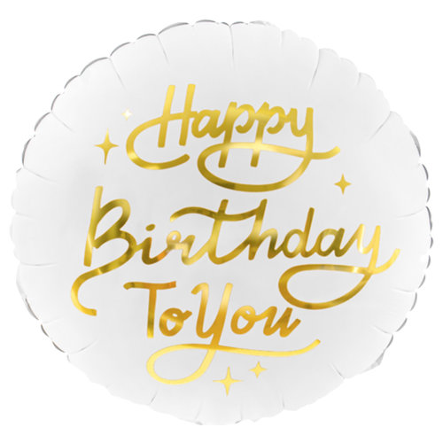 Folieballon Happy Birthday To You 