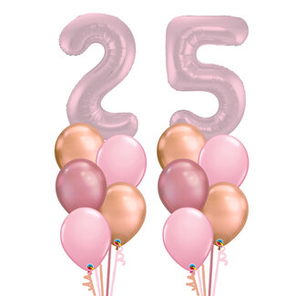 Sempertex Double Numbers Pastel Roze Set