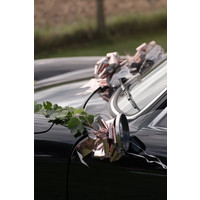 thumb-Wedding metallic car deco kit - Rosé Gold-2