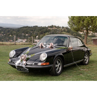 Santex Wedding metallic car deco kit - Rosé Gold