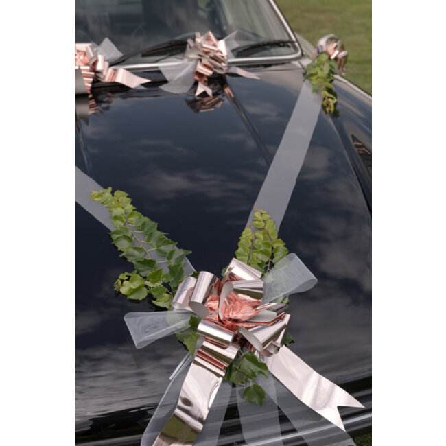 Wedding metallic car deco kit - Gold