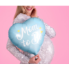 Folieballon Mom to Be - blauw