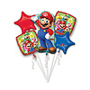 Anagram Folieballonnen Boeket "Mario Bros"