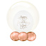 Folieballon Clearz Crystal Geel