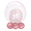 Anagram Folieballon Clearz Crystal Zacht Roze - 50cm