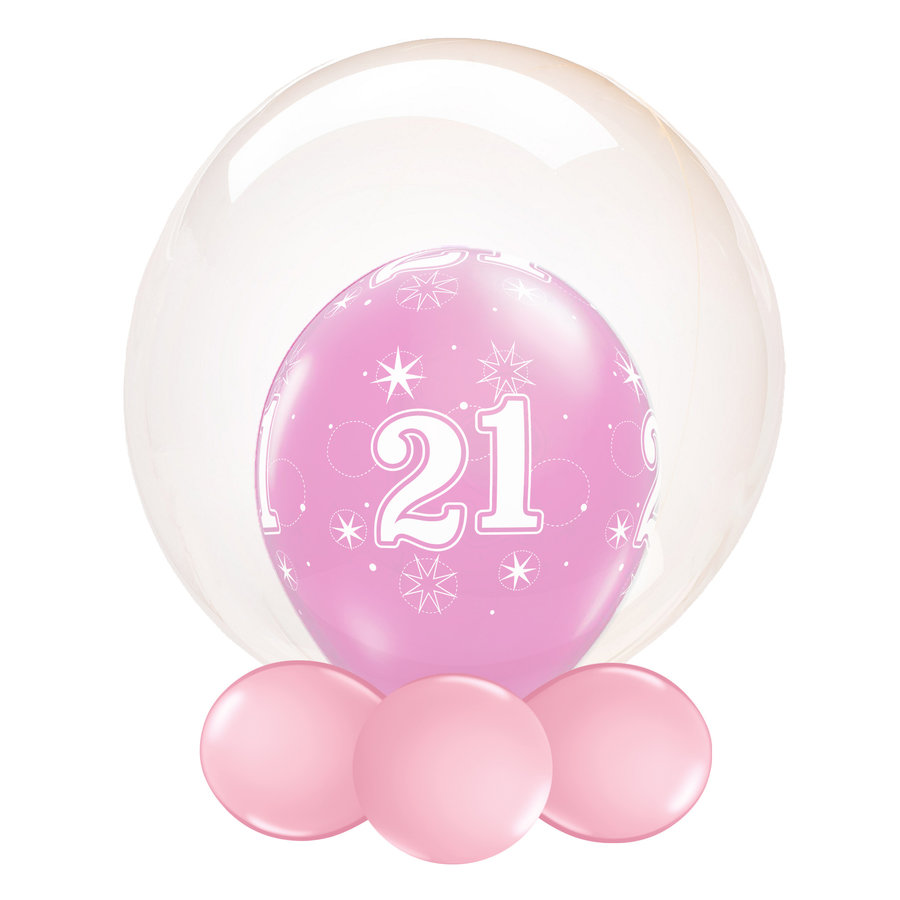 Folieballon Clearz Crystal Brons-3