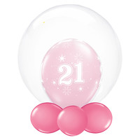 thumb-Folieballon Clearz Crystal  helder-2