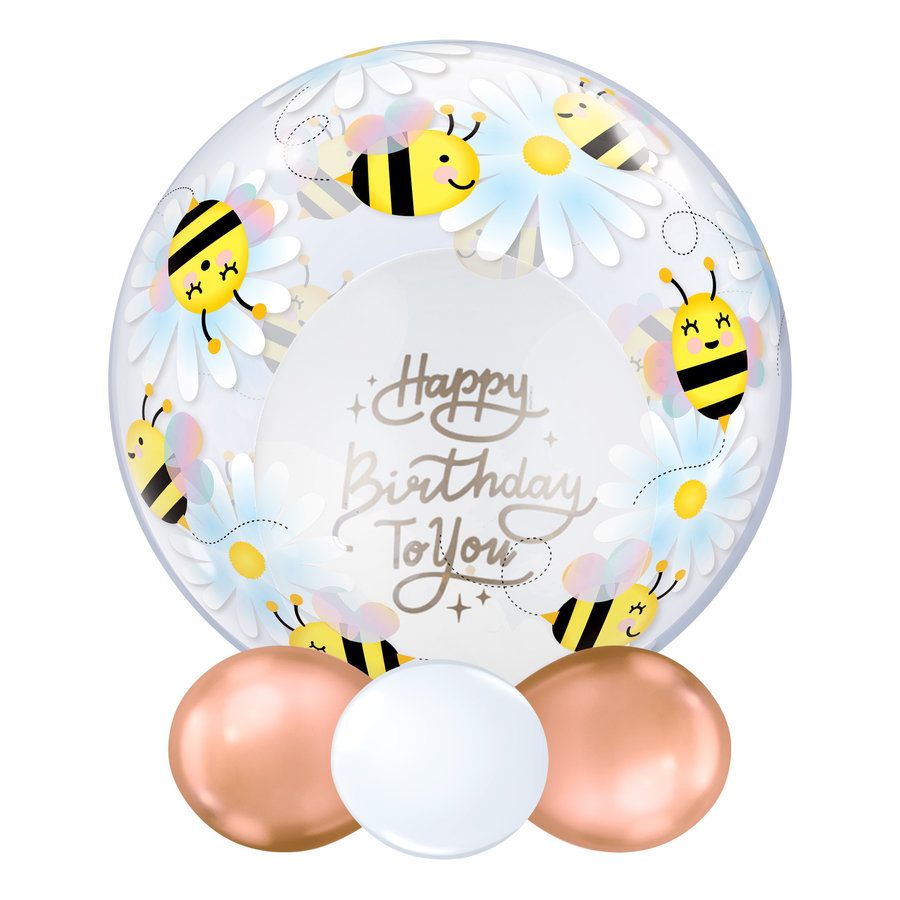 Deco Bubble Sweet bees & Daises-2
