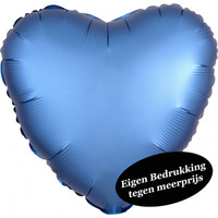 thumb-Folieballon Hart Chrome Azure Blauw-1