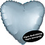 Folatex Folieballon Hart Pastel Licht Blauw - 45cm