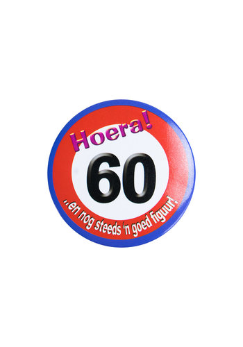 Button - Hoera 60 