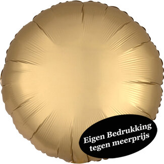 Anagram Folieballon Rond Chrome Gold - 45cm