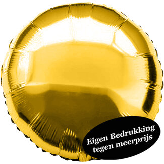 Globos Folieballon Rond Goud - 45cm