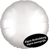 Anagram Folieballon Rond Chrome Wit