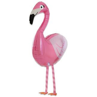 Haza-Witbaard Folieballon friends flamingo - 99cm