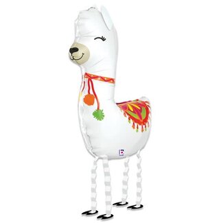 Haza-Witbaard Folieballon friends lama - 104cm
