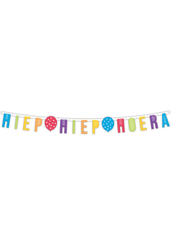 Letterslinger "Hiep Hiep Hoera" 