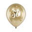 Strong Balloons Glossy Ballonnen 50 Jaar - 30cm - 6st