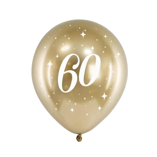 Glossy Ballonnen 60 Jaar
