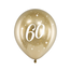 Strong Balloons Glossy Ballonnen 60 Jaar - 30cm - 6st
