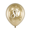 Strong Balloons Glossy Ballonnen 80 Jaar - 30cm - 6st