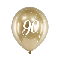 Glossy Ballonnen 90 Jaar