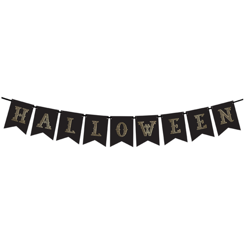 Banner Halloween black - 20x175cm 