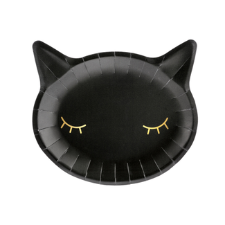 PartyDeco Bordjes Cat black