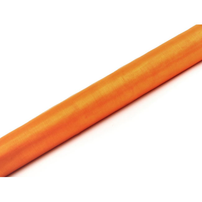 Organza Oranje op rol - 0.36 x 9m