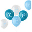 Folatex Ballonnen 'It is my 1st Birthday! Blauw - 30cm - 6 stuks.