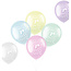 Folatex Ballonnen Pastel 7 Jaar - 30cm - 6 stuks