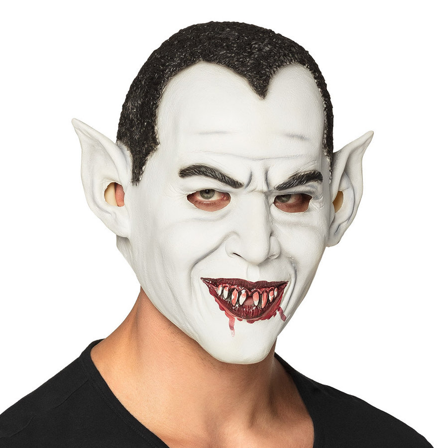 Latex hoofdmasker Vampier-1