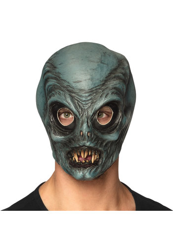 Latex hoofdmasker Alien 