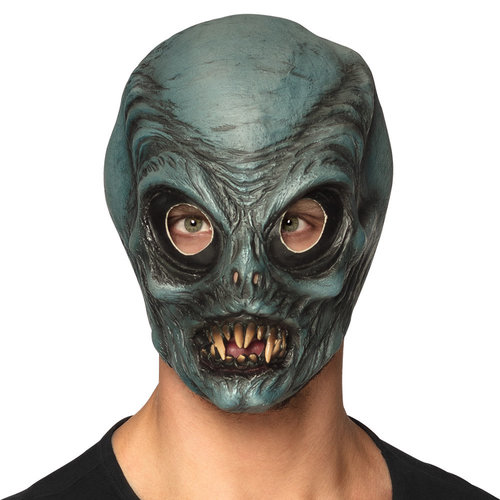 Latex hoofdmasker Alien 